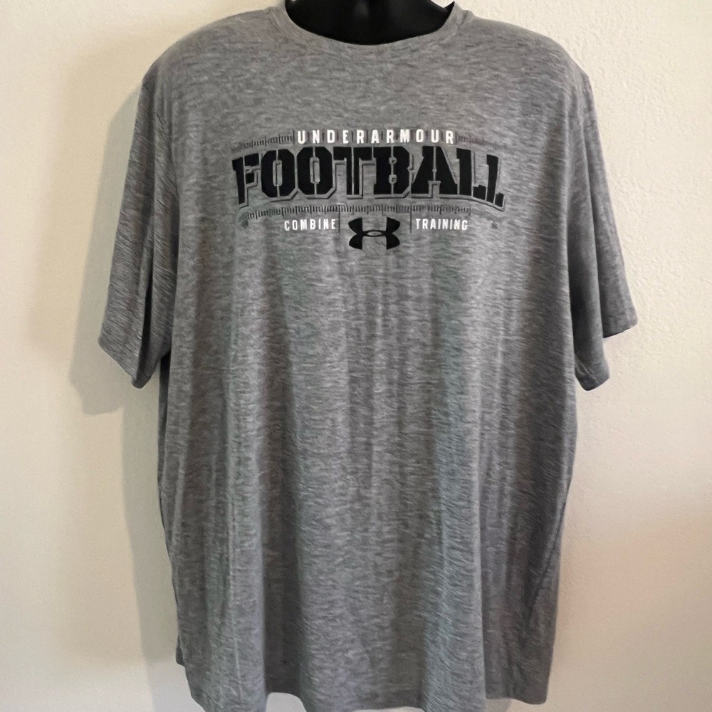 Under Armour Men's Grey Football T-Shirt